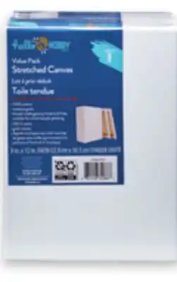 Walmart Hello Hobby Stretched Canvases offer