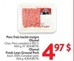 Walmart Olymel Fresh Lean Ground Pork offer