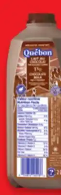 Walmart Québon Chocolate Milk offer