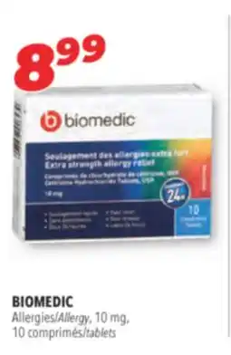 Familiprix BIOMEDIC, Allergy, 10 mg, 10 tablets offer