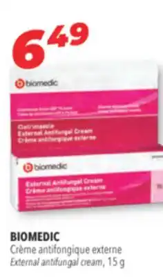 Familiprix BIOMEDIC External antifungal cream, 15 g offer