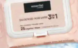Familiprix ESSENTIEL COSMETIK, Makeup remover wipes 3 in 1, 25 wipes offer