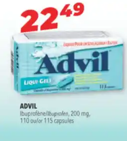 Familiprix ADVIL, Ibuprofen, 200 mg, 110 or 115 capsules offer