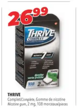 Familiprix THRIVE, Complete, Nicotine gum, 2 mg, 108 pieces offer