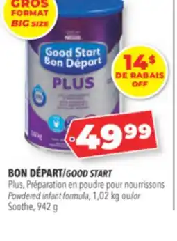 Familiprix GOOD START Powdered infant formula, 1,02 kg or Soothe, 942 g offer