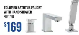 Canac Tolomeo Bathtub Faucet with Hand Shower offer