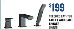 Canac Tolomeo Bathtub Faucet with Hand Shower offer
