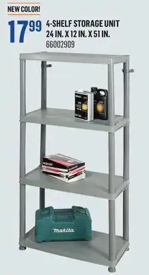 Canac 4-Shelf Storage Unit 24 in. x 12 in. x 51 in offer