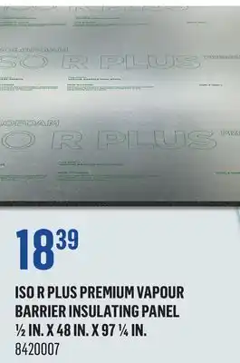 Canac ISO R PLUS Premium Vapour Barrier Insulating Panel offer