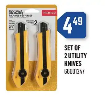 Canac Set of 2 Utility Knives offer