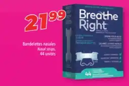 Familiprix BREATHE RIGHT, Nasal strips, 44 unités offer
