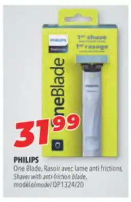 Familiprix PHILIPS Shaver with anti-friction blade offer