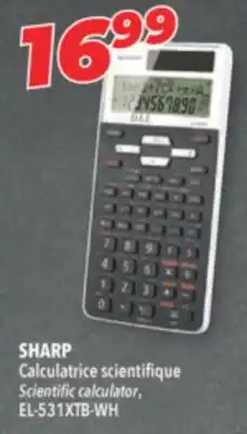 Familiprix SHARP Scientific calculator, EL-531XTB-WH offer