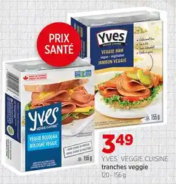 Avril Tranches veggie offer