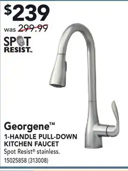 RONA Georgene 1-HANDLE PULL-DOWN KITCHEN FAUCET offer