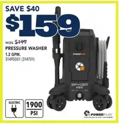 RONA POWERPLAY PRESSURE WASHER offer