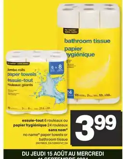 L'Intermarché essuie-tout 6 rouleaux ou papier hygiénique 24 rouleaux offer