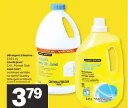 L'Intermarché DÉTERGENT À LESSIVE 2,03 L OU EAU DE JAVEL 2,4 L, FORMAT CLUB offer