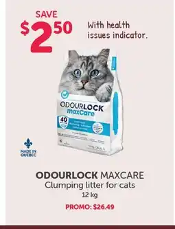 Mondou ODOURLOCK MAXCARE Clumping litter for cats offer