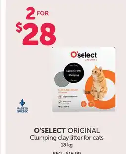 Mondou O'SELECT ORIGINAL Clumping clay litter offer