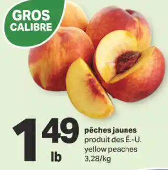 L'Intermarché PÊCHES JAUNES offer