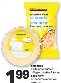 L'Intermarché amandes, 100 g ou croûte à tarte offer