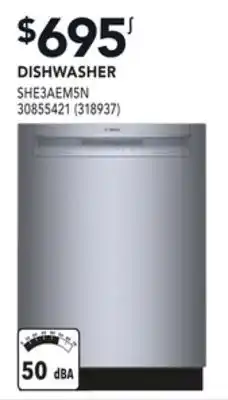 Réno Dépôt BOSCH DISHWASHER offer