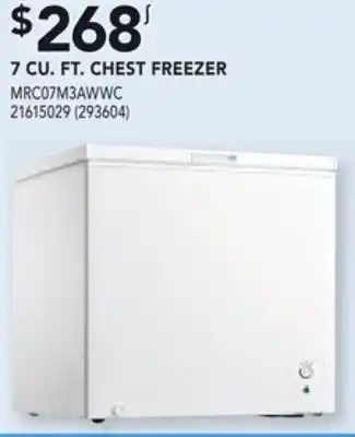 Réno Dépôt MIDEA 7 CU. FT. CHEST FREEZER offer