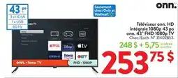 Walmart onn. 43 FHD 1080p TV offer