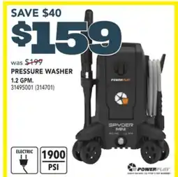 Réno Dépôt POWERPLAY PRESSURE WASHER 1.2 GPM offer