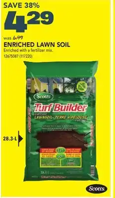 Réno Dépôt SCOTTS ENRICHED LAWN SOIL offer