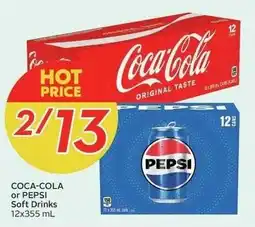Sobeys COCA-COLA or PEPSI Soft Drinks offer