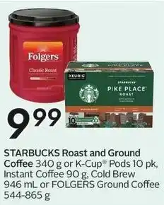 Sobeys Starbucks Roast and Ground Coffee offer