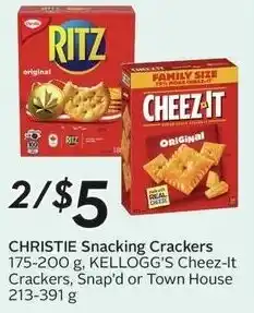 Sobeys CHRISTIE Snacking Crackers offer