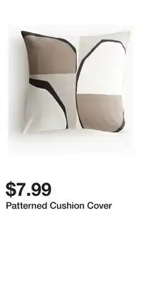 H&M Patterned Cushion Cover offer