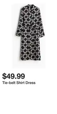 H&M Tie-belt Shirt Dress offer