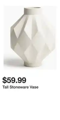 H&M Tall Stoneware Vase offer