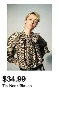 H&M Tie-Neck Blouse offer