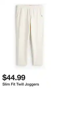 H&M Slim Fit Twill Joggers offer
