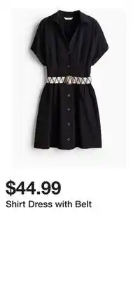 H&M Shirt Dress with Belt offer