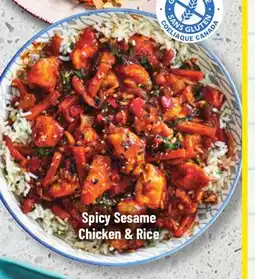 M & M Food Market Spicy Sesame Chicken & Rice offer