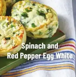 M & M Food Market Spinach and Red Pepper Egg White offer