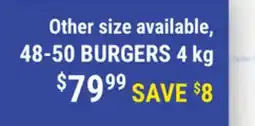 M & M Food Market Tasty Burger offer