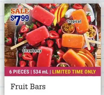 M & M Food Market Fruit Bars offer
