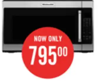 The Brick KitchenAid 2 Cu. Ft. Over-the-Range Microwave with 950 Watts Cooking - Stainless Steel - YKMHS120ES offer