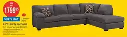 The Brick Morty 2-Piece Chenille Right-Facing Sectional - Grey offer