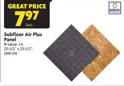 Home Hardware Subfloor Air Plus Panel offer