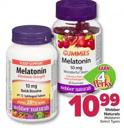 PharmaChoice Webber Naturals Melatonin offer