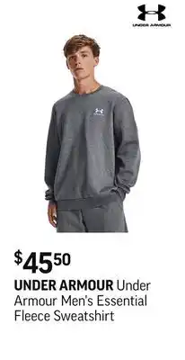 Sport Chek Under Armour Men's Essential Fleece Sweatshirt offer