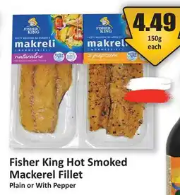 Starsky Fisher King Hot Smoked Mackerel Fillet offer